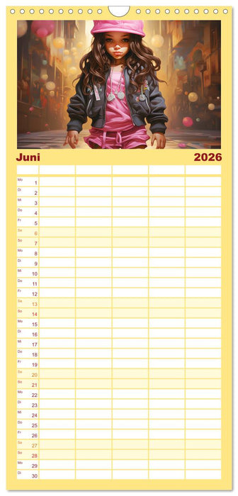 Hip Hop Kids. Ein Jahr voller Style und Groove (CALVENDO Familienplaner 2026)