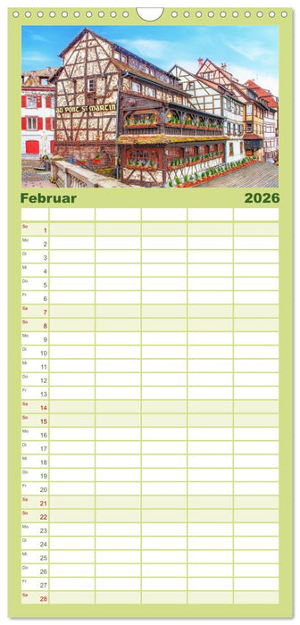 Straßburg - Elsässische Metropole (CALVENDO Familienplaner 2026)