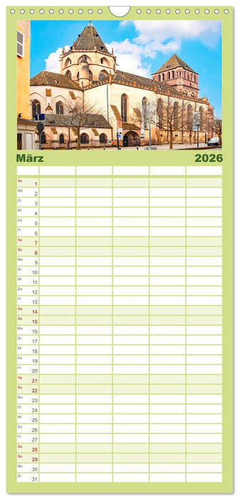 Straßburg - Elsässische Metropole (CALVENDO Familienplaner 2026)