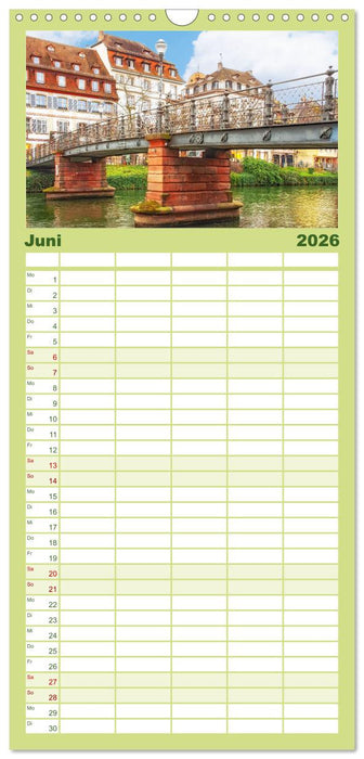 Straßburg - Elsässische Metropole (CALVENDO Familienplaner 2026)