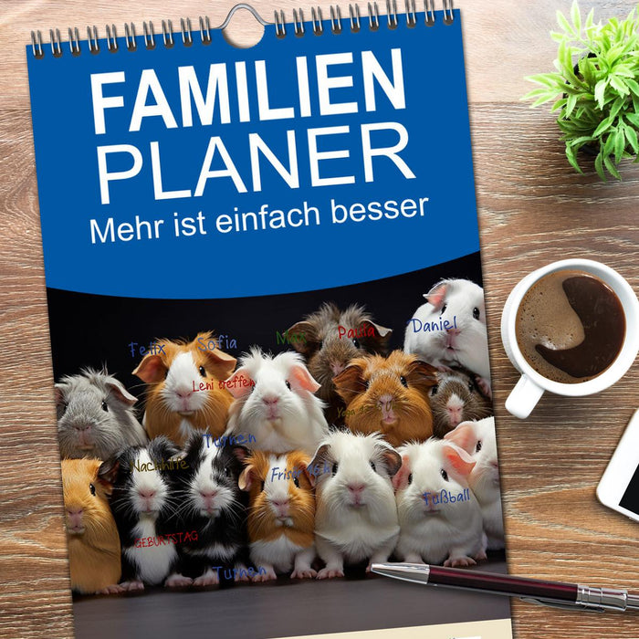 Mehr ist einfach besser (CALVENDO Familienplaner 2026)