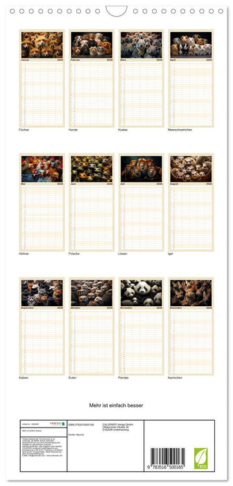 Mehr ist einfach besser (CALVENDO Familienplaner 2026)