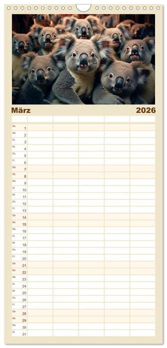 Mehr ist einfach besser (CALVENDO Familienplaner 2026)