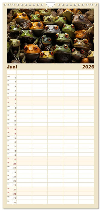 Mehr ist einfach besser (CALVENDO Familienplaner 2026)