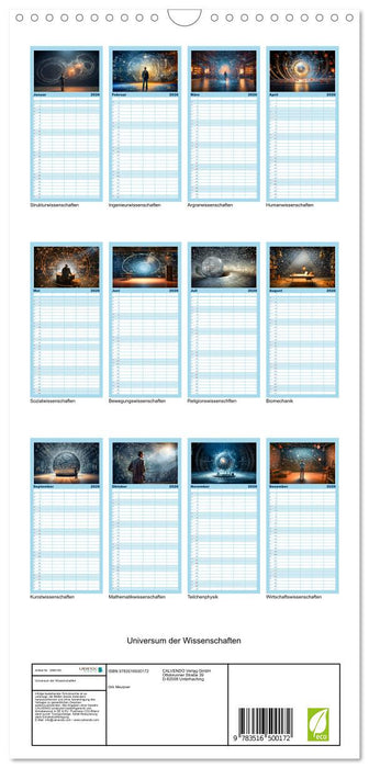 Universum der Wissenschaften (CALVENDO Familienplaner 2026)