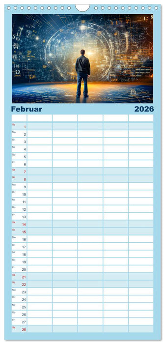 Universum der Wissenschaften (CALVENDO Familienplaner 2026)