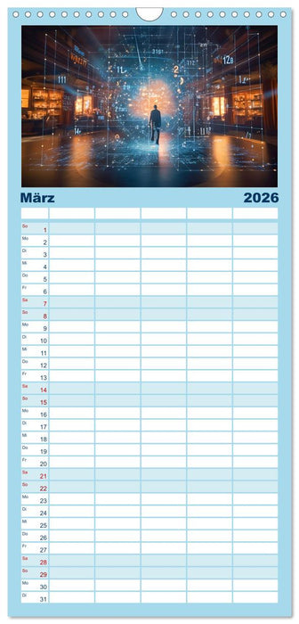 Universum der Wissenschaften (CALVENDO Familienplaner 2026)