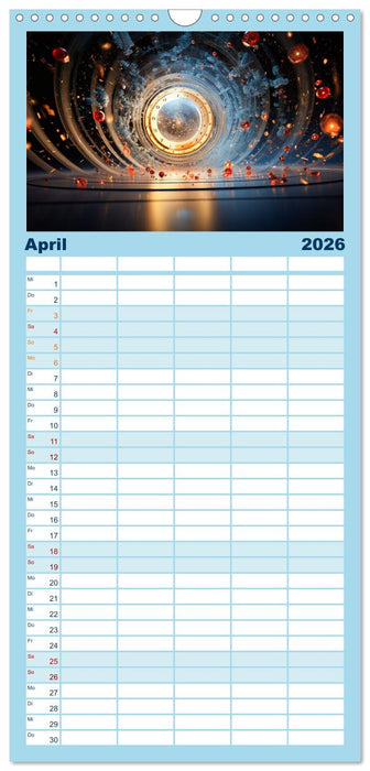 Universum der Wissenschaften (CALVENDO Familienplaner 2026)