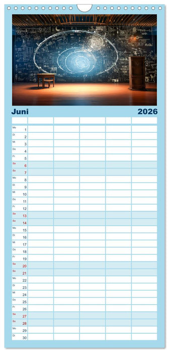 Universum der Wissenschaften (CALVENDO Familienplaner 2026)