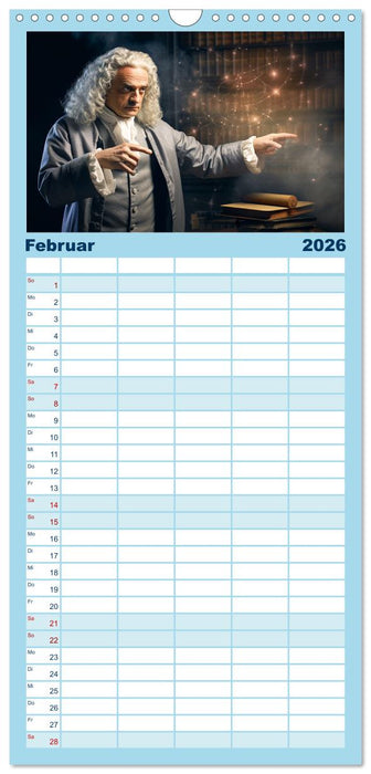 Genies der Physik (CALVENDO Familienplaner 2026)