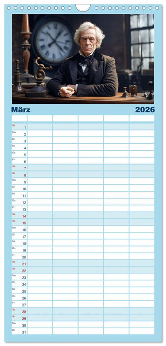 Genies der Physik (CALVENDO Familienplaner 2026)