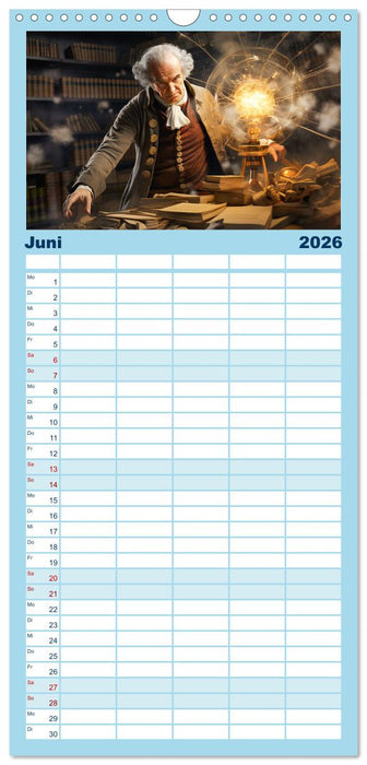 Genies der Physik (CALVENDO Familienplaner 2026)