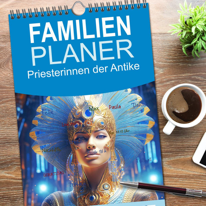 Priesterinnen der Antike. Prachtvolle Fantasy-Portraits (CALVENDO Familienplaner 2026)