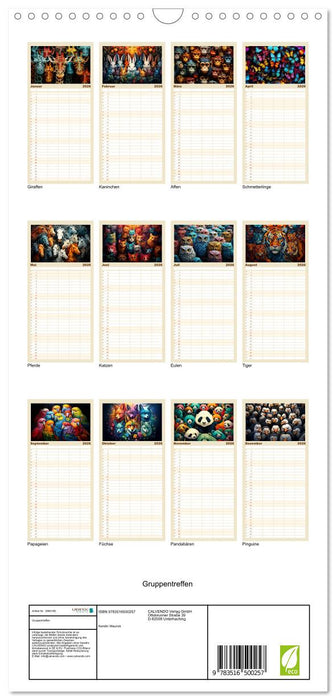 Gruppentreffen (CALVENDO Familienplaner 2026)