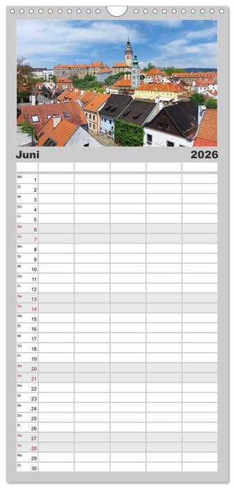 Schönes Tschechien - Eine Rundreise (CALVENDO Familienplaner 2026)