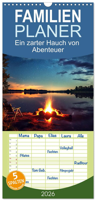 Ein zarter Hauch von Abenteuer (CALVENDO Familienplaner 2026)