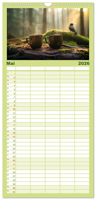 Ein zarter Hauch von Abenteuer (CALVENDO Familienplaner 2026)