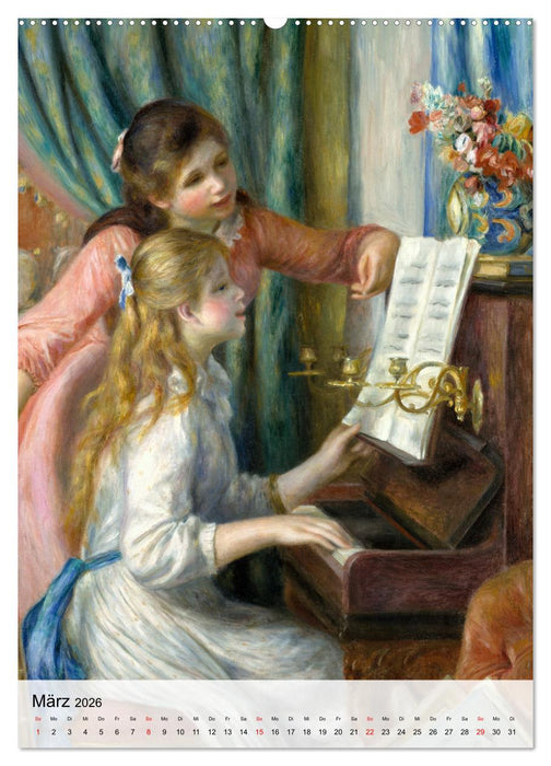 Die kleinen Musen des Monsieur Renoir (CALVENDO Wandkalender 2026)