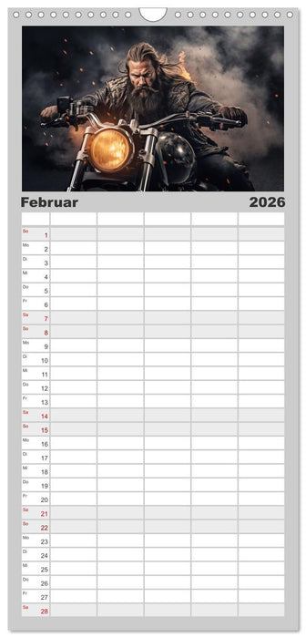 Ride to Valhalla (CALVENDO Familienplaner 2026)