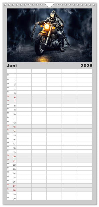 Ride to Valhalla (CALVENDO Familienplaner 2026)