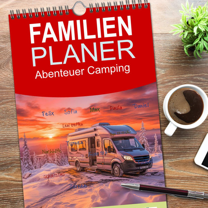 Abenteuer Camping (CALVENDO Familienplaner 2026)