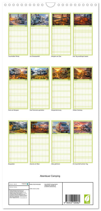 Abenteuer Camping (CALVENDO Familienplaner 2026)