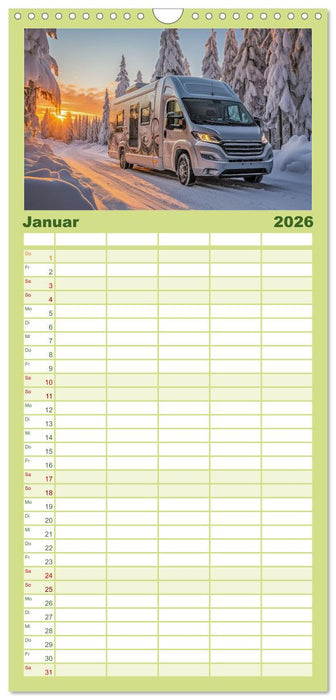 Abenteuer Camping (CALVENDO Familienplaner 2026)