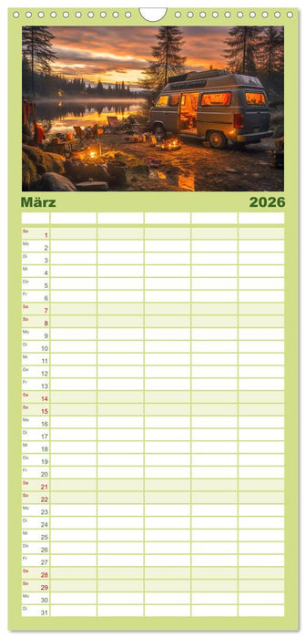 Abenteuer Camping (CALVENDO Familienplaner 2026)