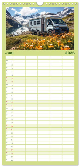 Abenteuer Camping (CALVENDO Familienplaner 2026)