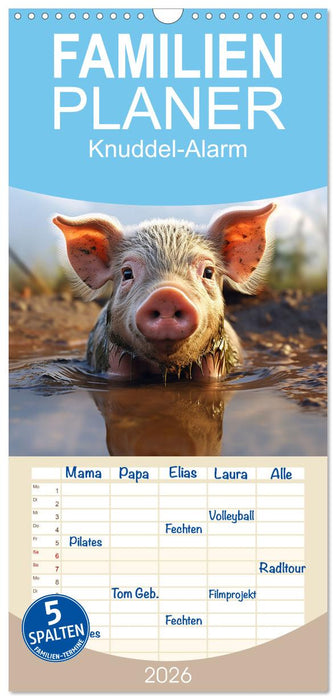 Knuddel-Alarm (CALVENDO Familienplaner 2026)