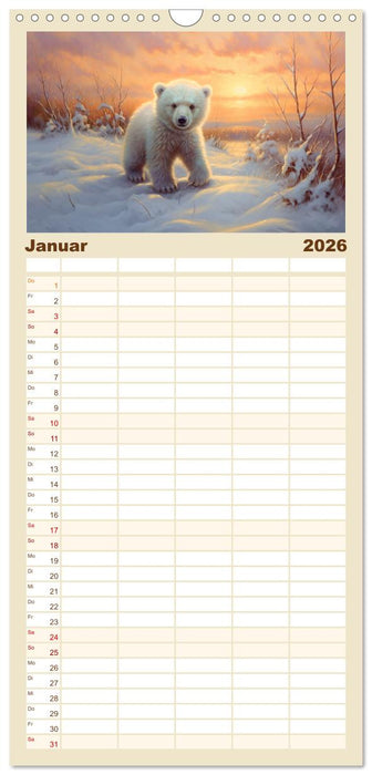 Knuddel-Alarm (CALVENDO Familienplaner 2026)