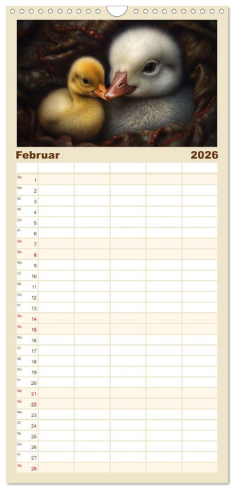 Knuddel-Alarm (CALVENDO Familienplaner 2026)