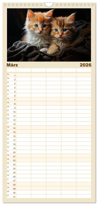 Knuddel-Alarm (CALVENDO Familienplaner 2026)