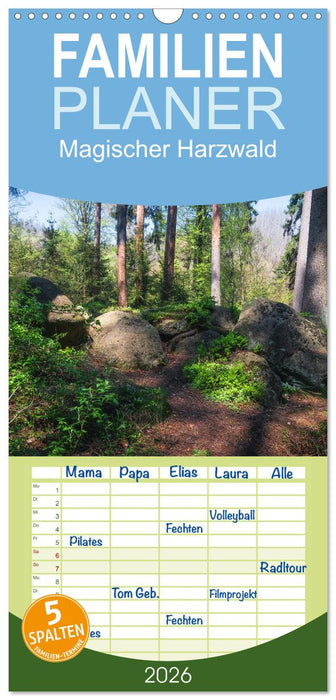 Magischer Harzwald (CALVENDO Familienplaner 2026)