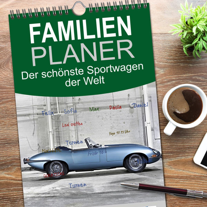 Der schönste Sportwagen der Welt (CALVENDO Familienplaner 2026)