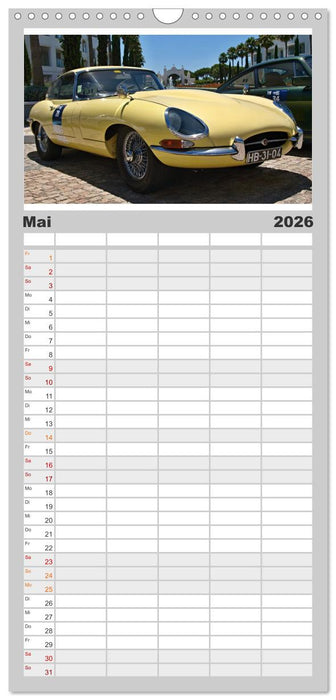 Der schönste Sportwagen der Welt (CALVENDO Familienplaner 2026)
