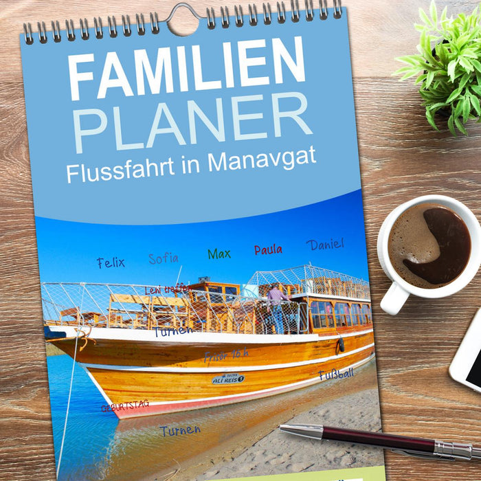 Flussfahrt in Manavgat (CALVENDO Familienplaner 2026)