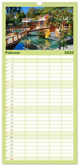 Flussfahrt in Manavgat (CALVENDO Familienplaner 2026)