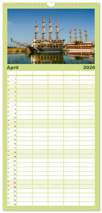 Flussfahrt in Manavgat (CALVENDO Familienplaner 2026)