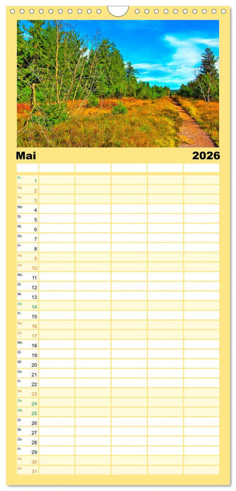 Europa durchwandern (CALVENDO Familienplaner 2026)