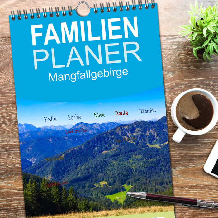 Mangfallgebirge (CALVENDO Familienplaner 2026)
