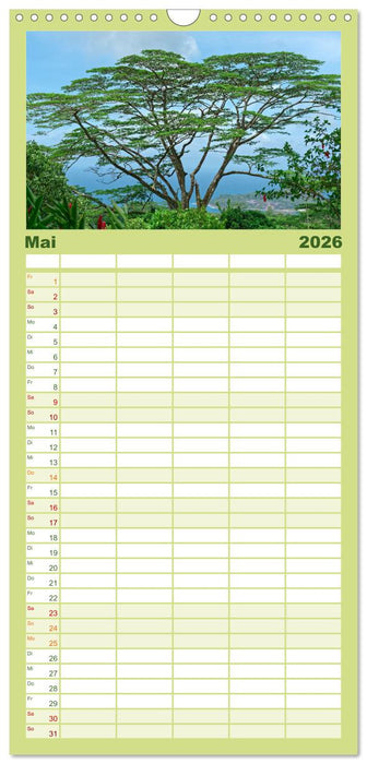 Sagenhafte Seychellen - Idylle im Indischen Ozean (CALVENDO Familienplaner 2026)