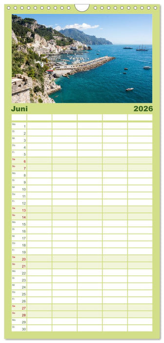 Steilküsten Europas (CALVENDO Familienplaner 2026)