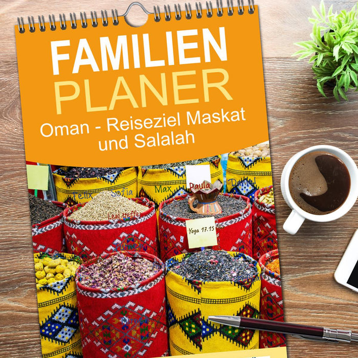 Oman - Reiseziel Maskat und Salalah (CALVENDO Familienplaner 2026)