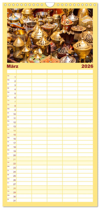 Oman - Reiseziel Maskat und Salalah (CALVENDO Familienplaner 2026)