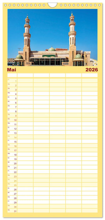 Oman - Reiseziel Maskat und Salalah (CALVENDO Familienplaner 2026)