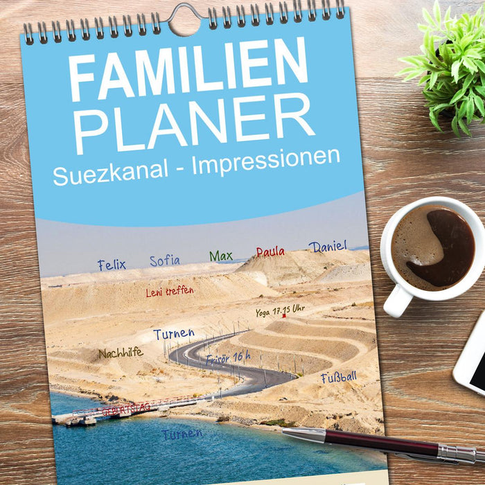 Suezkanal - Impressionen (CALVENDO Familienplaner 2026)