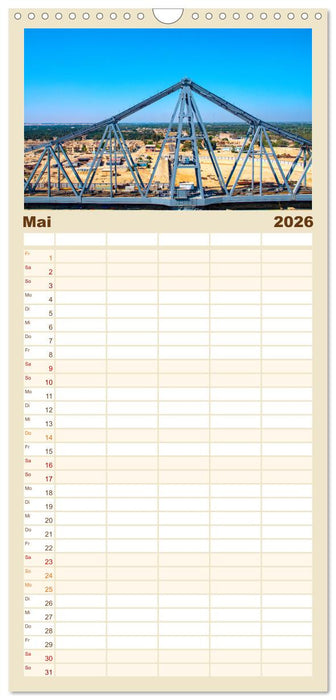 Suezkanal - Impressionen (CALVENDO Familienplaner 2026)