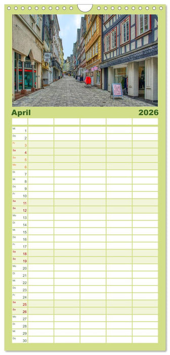 Wetzlar - Eine Perle im Lahntal (CALVENDO Familienplaner 2026)