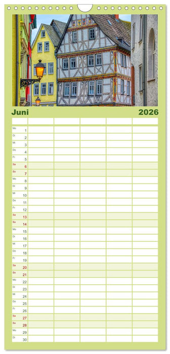 Wetzlar - Eine Perle im Lahntal (CALVENDO Familienplaner 2026)